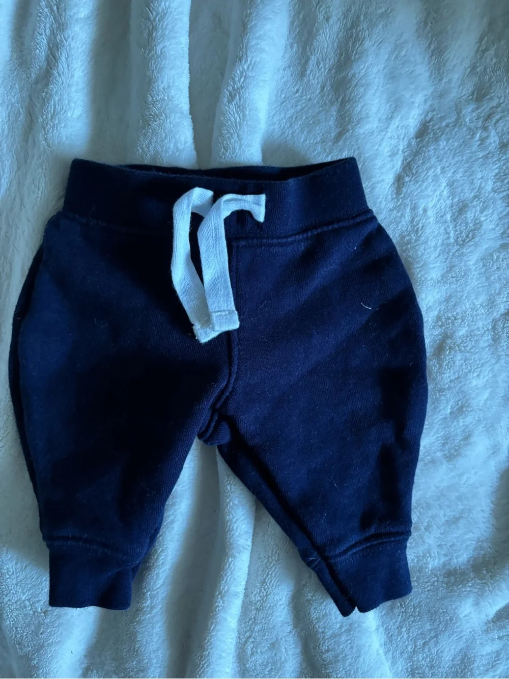 Carter's Navy Jogger Pants with White Drawstring